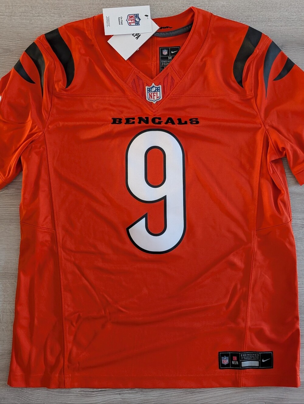 Nwt Nike Joe Burrow Orange Home Limited Jersey
